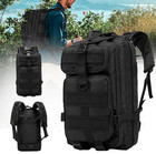 Outdoor Military Black 30l Tactical Backpack Rucksack Camping Hiking Travel Bag