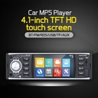 Single 1 Din Touch Screen 4  In-dash Head Unit Car Radio Stereo Bluetooth Rds am