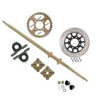 44in Rear Live Axle Wheel Hub Complete Kit For Go Kart Golf Cart Atv Buggy Quad