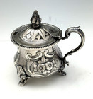 William Adams New York Coin Silver Mustard Pot