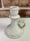Vintage Lefton China Kw5444 Hand Painted Candle Holder Cottagecore Grandmacore 