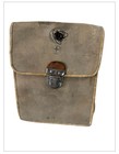 Vintage Antique Military Canvas Briefcase Bag Leather Sholder Strap Germany