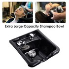 Shampoo Bowl Abs Plastic Sink Hair Wash Salon Spa Beauty Barber Shop Equipment N