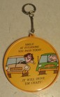 Htf Vintage Hallmark Photo Keychain Key Chain Smile At Everyone Drive  em Crazy