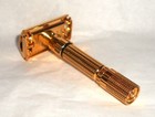 Gillette Executive Adjustable Razor G1 Refurbished Replated 24k Gold