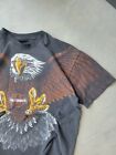 Vintage 1993 Harley Davidson Screaming Eagle Aop Usa Shirt Rare Mens L
