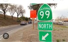 Vintage Highway Sign