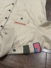 Boy Scouts Of America Bsa Men s Shirt Tan  Patches Short Sleeve X Large     