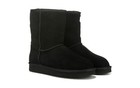 Koolaburra By Ugg Koola Short Black Suede Sheepskin Women s Boots Size Us 8 New