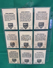 Complete Set Of Kiss Army Trading Cards 1978 W poster Of Kiss Nation Back
