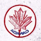 Vintage Canada Maple Leaf Patch     Circular Travel Souvenir     3  Sew-on Badge