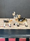 Vintage Hagen Renaker Retired Mama Cow   Calf Miniature Figurine Anthropomorphic