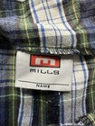 Vintage Mills Skirt Girls 12 Blue Green Plaid School Uniform Preppy Kids Youth
