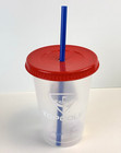 Rare Marvel Topgolf Las Vegas 20 Oz Clear Tumbler Cup Lid Straw New Collector