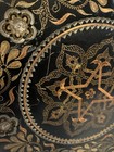 Vintage Turkish Copper Wall Plate With Etching Design