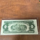 1953  2 Red Seal Star Note   United States Note Serial 00733187a