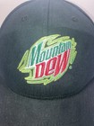 Vintage Mountain Dew Xbox 360 Black Hat Cap Flex Fit Select Design Microsoft