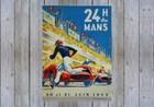 Vintage 1959 Le Mans Auto Racing Poster Print 36x26 9mil Paper