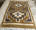 Native American Navajo Rug Crownpoint Rug Weavers Nm 51    X 30    Elizabeth Maropan