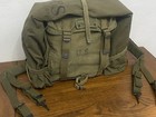 Original Wwii Us Army M1944 Combat Field Pack With Suspenders   Shelter Half