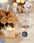 5plots 400  Hour Remote Control Flameless Votive Candles  Flickering Battery 