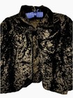 Victorian Style Gothic Steampunk Witchy Crushed Velvet Vintage Capelet Cape 40s
