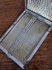 International Sterling Silver Pocket Cigarette Case 4 25 X 3 25  130 Grams