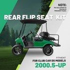Flip Folding Rear Seat Kit Back Seat For 2000 5-up Club Car Ds Golf Cart 400 Lbs