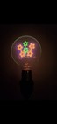 Stars Light Bulb Vintage Aerolux Style Pink   Green Neon Design New W  Box Rare