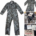 Vtg 1988 Walls Blizzard Pruf Coverall Mens M Original Trebark Camo Usa Nwot-read