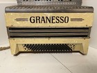 Granesso Vintage Button Accordion - Working  Needs Tuning - Rare Collectible