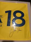 Justin Thomas Signed Autograph 2022 Pga Championship Flag In Case