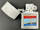 Vintage Machinaw City Michigan Souvenir Cigarette Lighter Mackinac Bridge Mighty