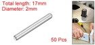 50 Pcs M2 2mm  X 17mm Dowel Pins Shelf Support Peg Pin Rod Fasten Elements