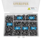 Fishing Barrel Swivels Kit  300pcs Stainless Steel Rolling Bearing Snap Conne   