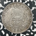  1832-34  Spanish Philippines 8 Reales C s On 1832 Peru 8 R  Lot jm1597 Silver 