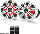 8  White Marine Led Speakers - 1-pair Of Oem Speakers
