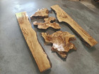 Live Edge  Project Ready Olive Wood Slab Set In 5 Pieces For Epoxy River Table