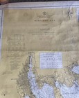 Vintage 1960s Buzzards Bay Massachusetts Nautical Map Chart