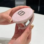 Dior Beauty Pink Silver Makeup Compact Mirror Vip Gift New In Box