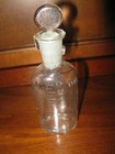 Etched Glass Anesthesia Dropper Bottle For Chloroform Or Ether 
