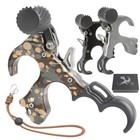 Archery Release Aids 3 Finger Thumb Adjustable Recurve Compound Bow Target Shot