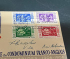  304  New Hebrides  vanuatu  1954 Fdc - Condominium 50th Anniversry