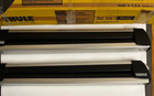 Thule 725 Flat Top Ski Snow Board Roof Rack W  Locks  Keys  Mount Clamps Vgc
