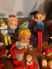 Vintage Christmas Elf Lot Of 20 Pieces   Japan  Taiwan  Korea  Sweeden  Usa