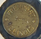 Freeport Illinois Parking Meter Tokens  Lot Of 2