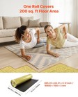 Vevor Floor Underlayment 200 Sq Ft Roll 3mm Vapor Barrier Soundproofing Gold