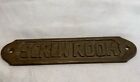 Brass Screw Room Door Name Plate Wall Decor Sign Plaque Boat Cabin Nautical