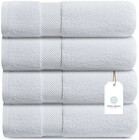 Bath Towels - 100   Cotton Hotel Spa  27x54  8-pack   White Super Absorb 700gsm