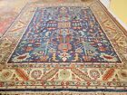 8 X 10 Fine Veg Dye Indo Caucasian Vintage Serapi Kazak Heriz Turkish Oushak 